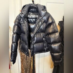 TNA Black Puffer Jacket
